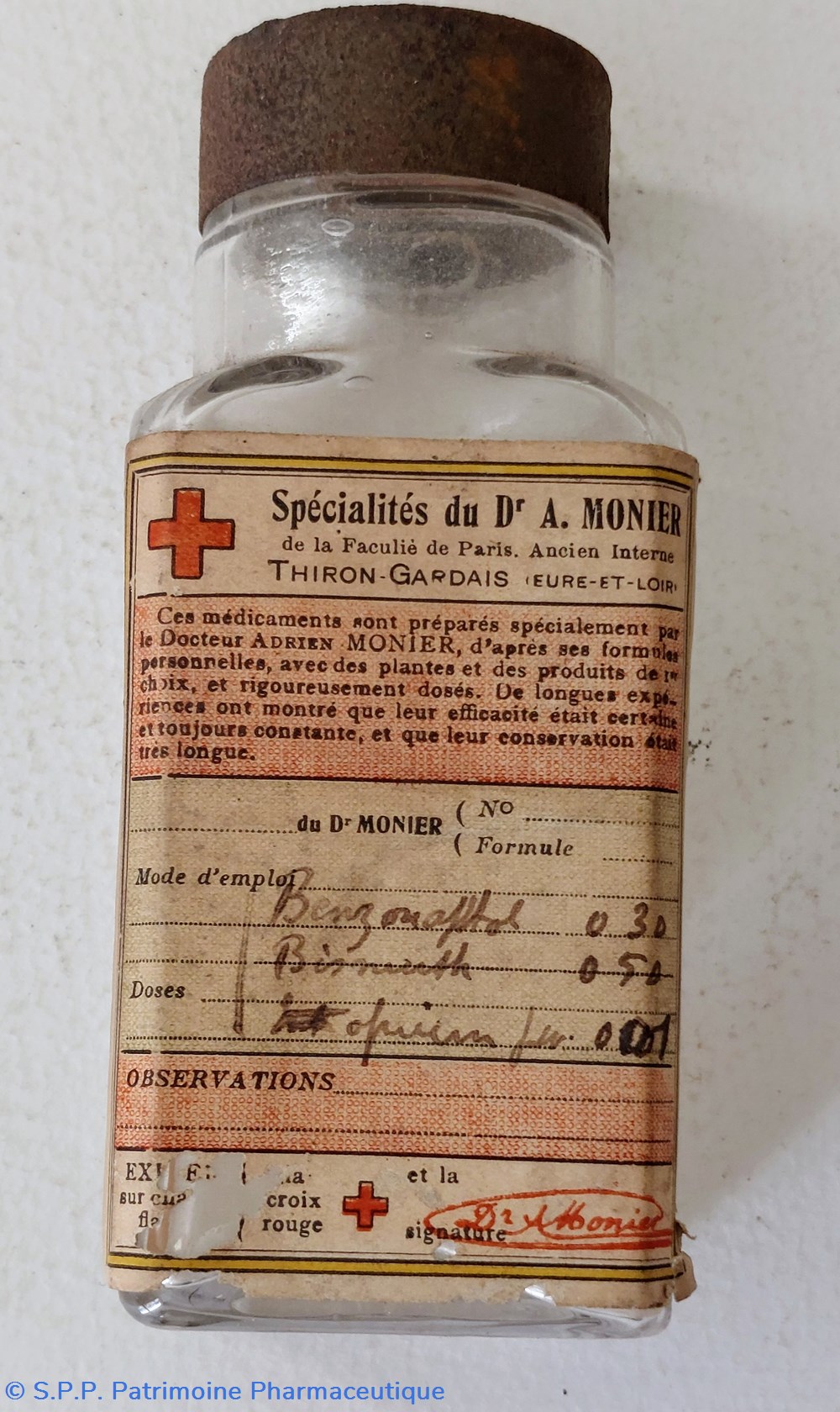 science pharmacie specialite du dr a monier flacon