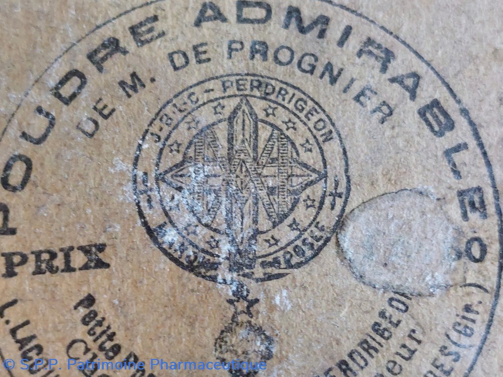 POUDRE ADMIRABLE de M. de Prognier 7 science pharmacie poudre admirable de m de prognier