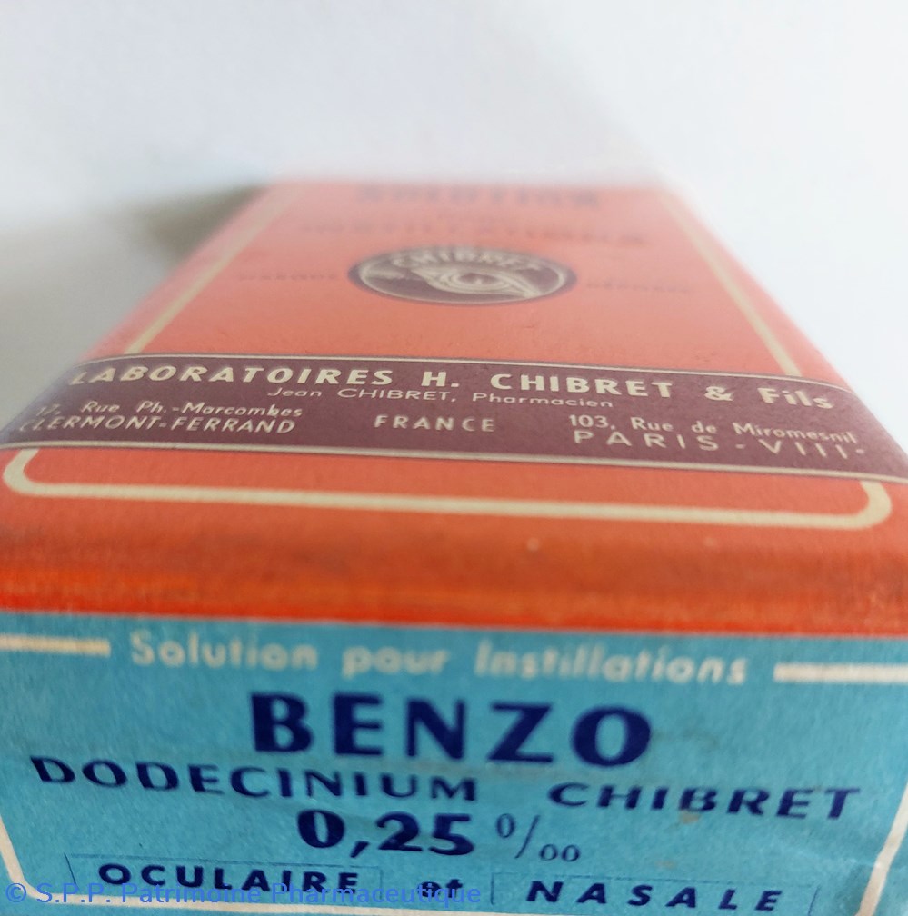 science pharmacie benzo dodecinium chibret 0 25