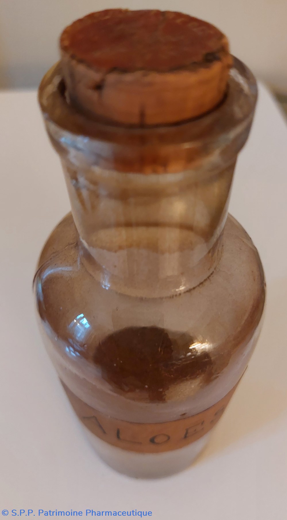 ALOES Flacon verre transparent science pharmacie aloes flacon verre transparent