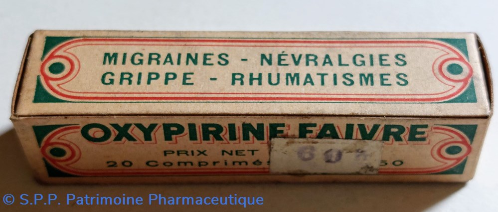 OXYPIRINE FAIVRE 20 Comprimés 4 science pharmacie oxypirine faivre 20 comprimes