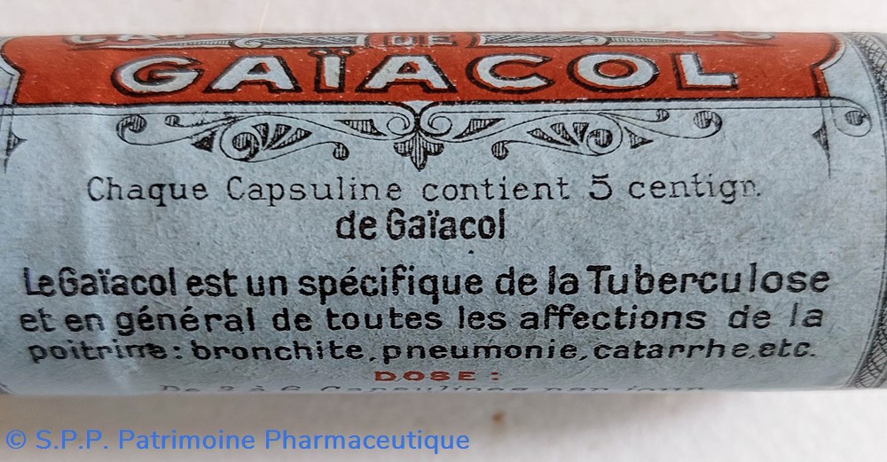 CAPSULES RONDES DE GAÏACOL 6 science pharmacie capsules rondes de gaiacol