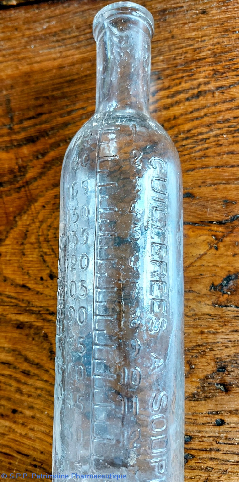 Bouteille graduée /Grammes - cuillerées à soupe science pharmacie bouteille graduee grammes cuillerees a soupe