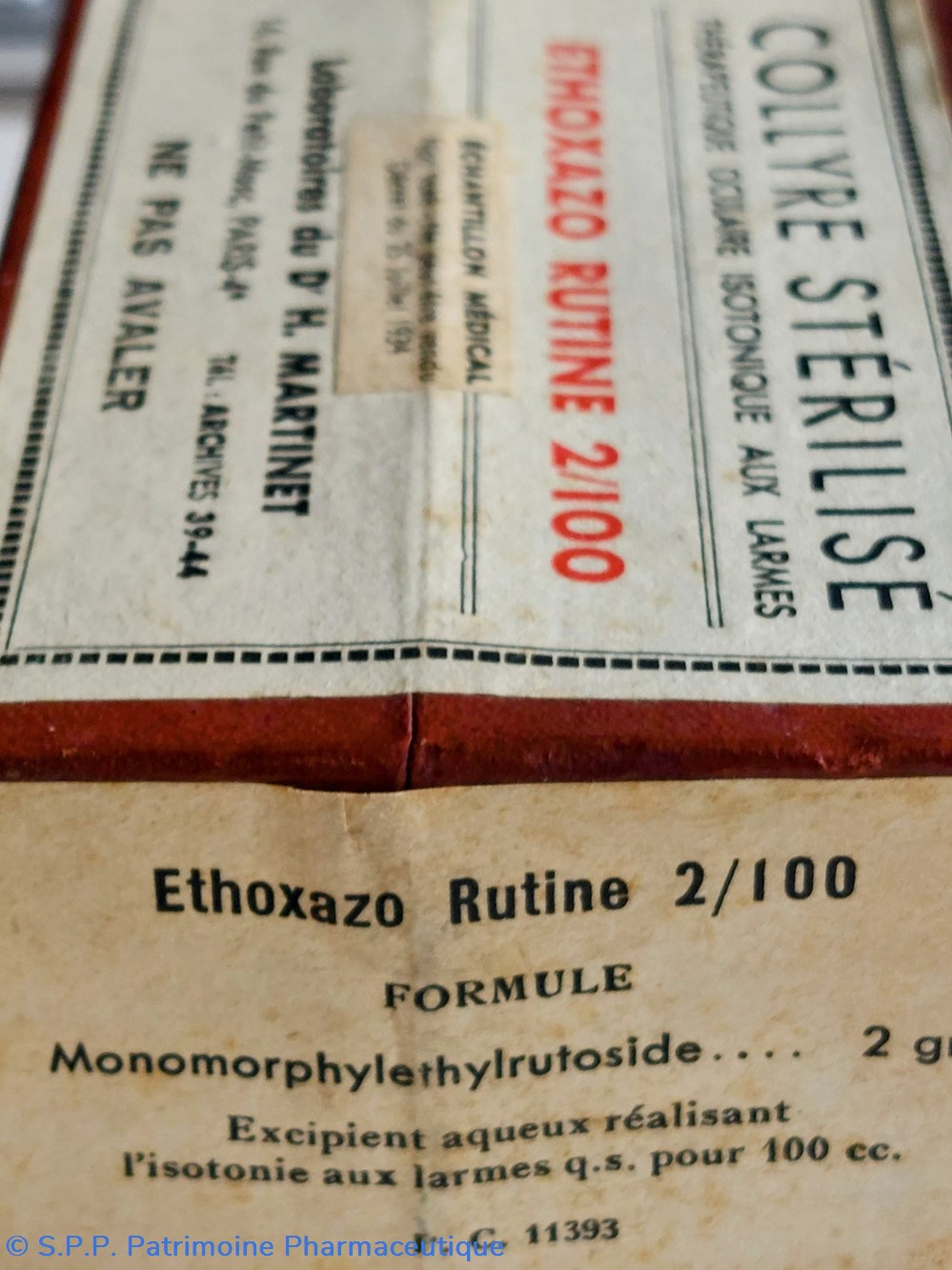 COLLYRE MARTINET ETHOXAZO RUTINE 2/100 5 science pharmacie collyre martinet ethoxazo rutine 2 100