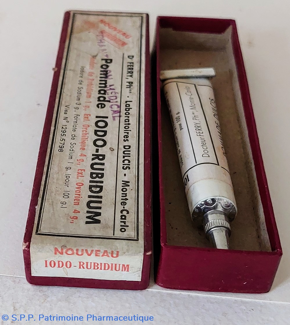 science pharmacie iodo rubidium pommade lab dulci6