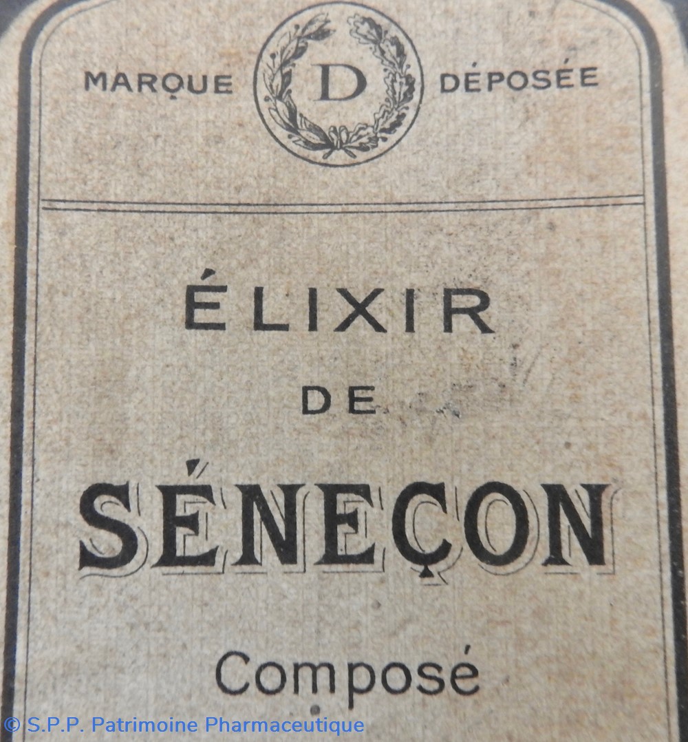 Élixir de SÉNEÇON Composé 3 science pharmacie elixir de senecon compose