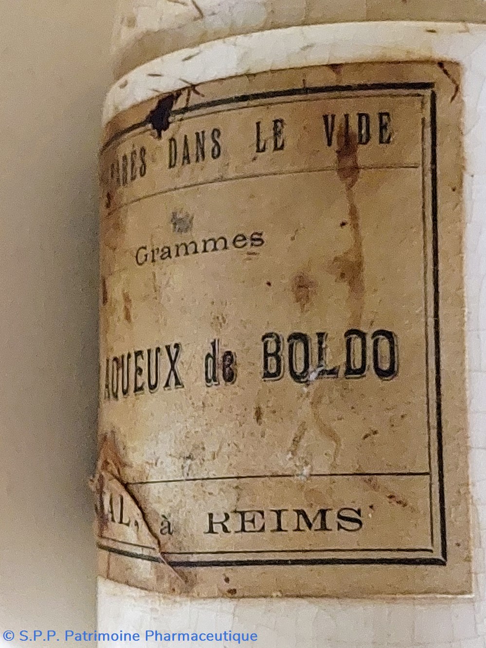 science pharmacie pot a onguent extrait aqueux de boldo