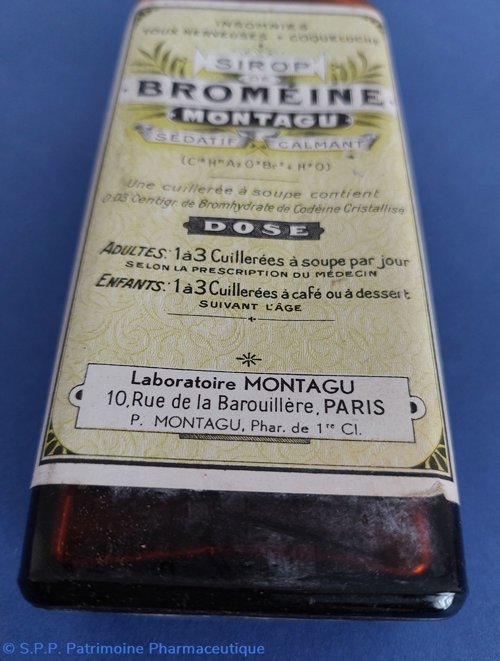 science pharmacie sirop bromeine montagu