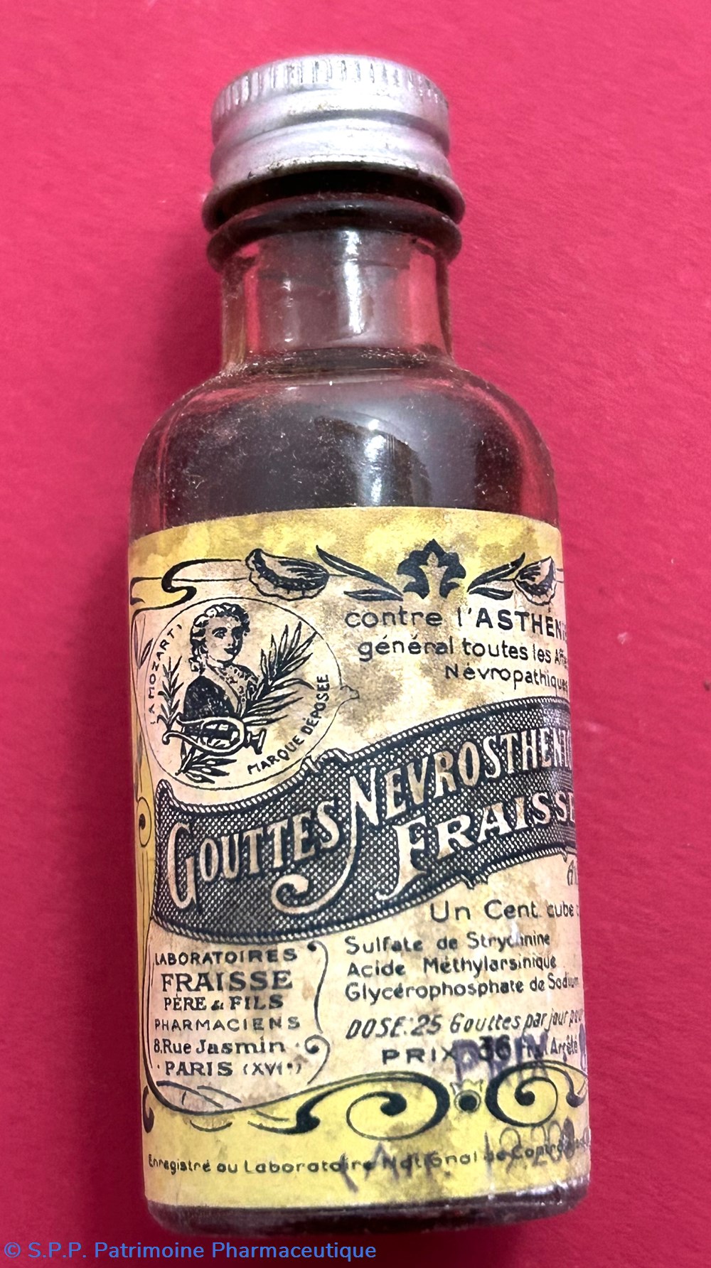 GOUTTES NEVROSTHÉNIQUES Fraisse 5 science pharmacie gouttes nevrostheniques fraisse