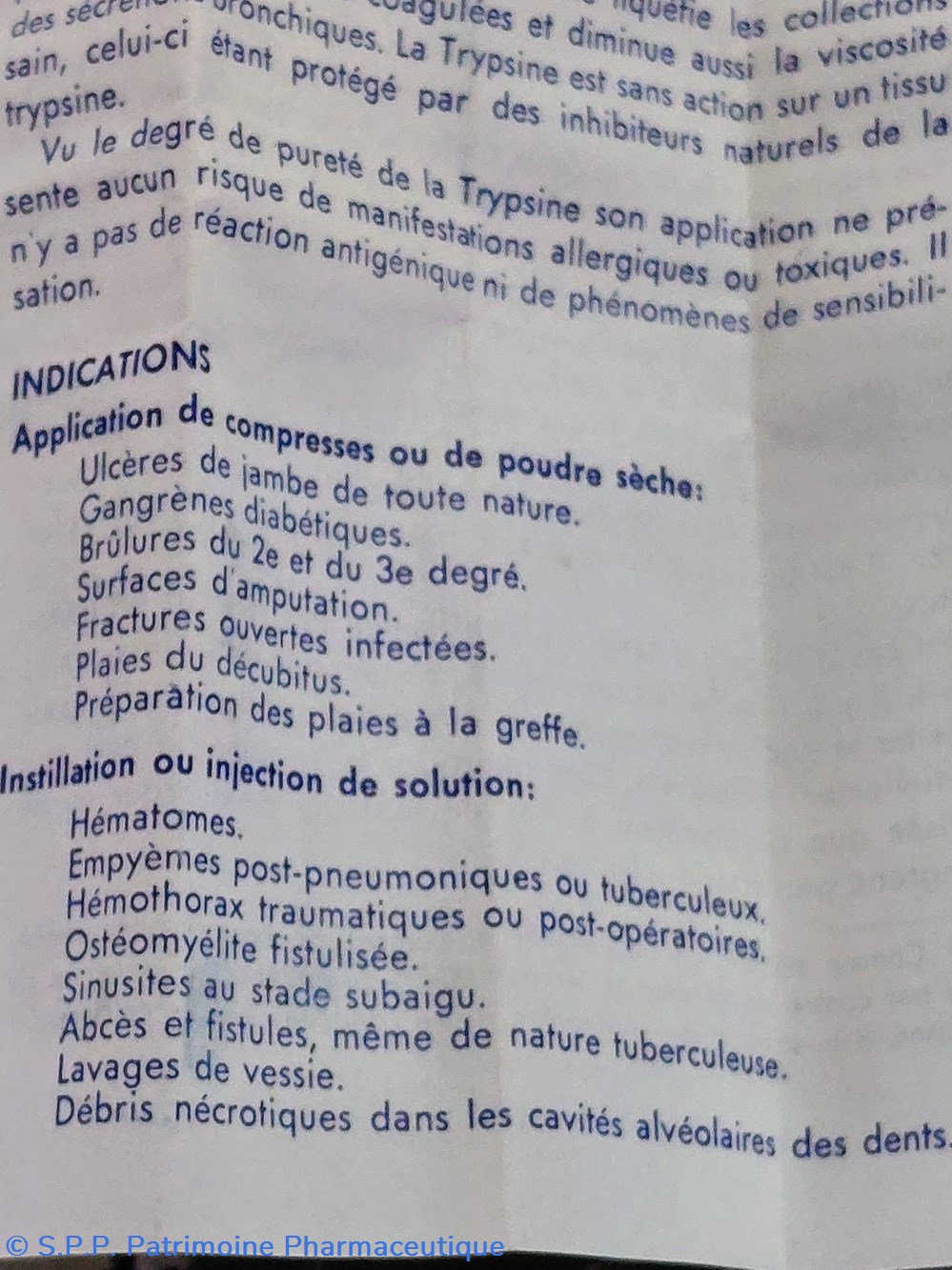 TRYPSINE MARTINET 50 mg ( 2 flacons) 3 science pharmacie trypsine martinet 50 mg 2 flacons