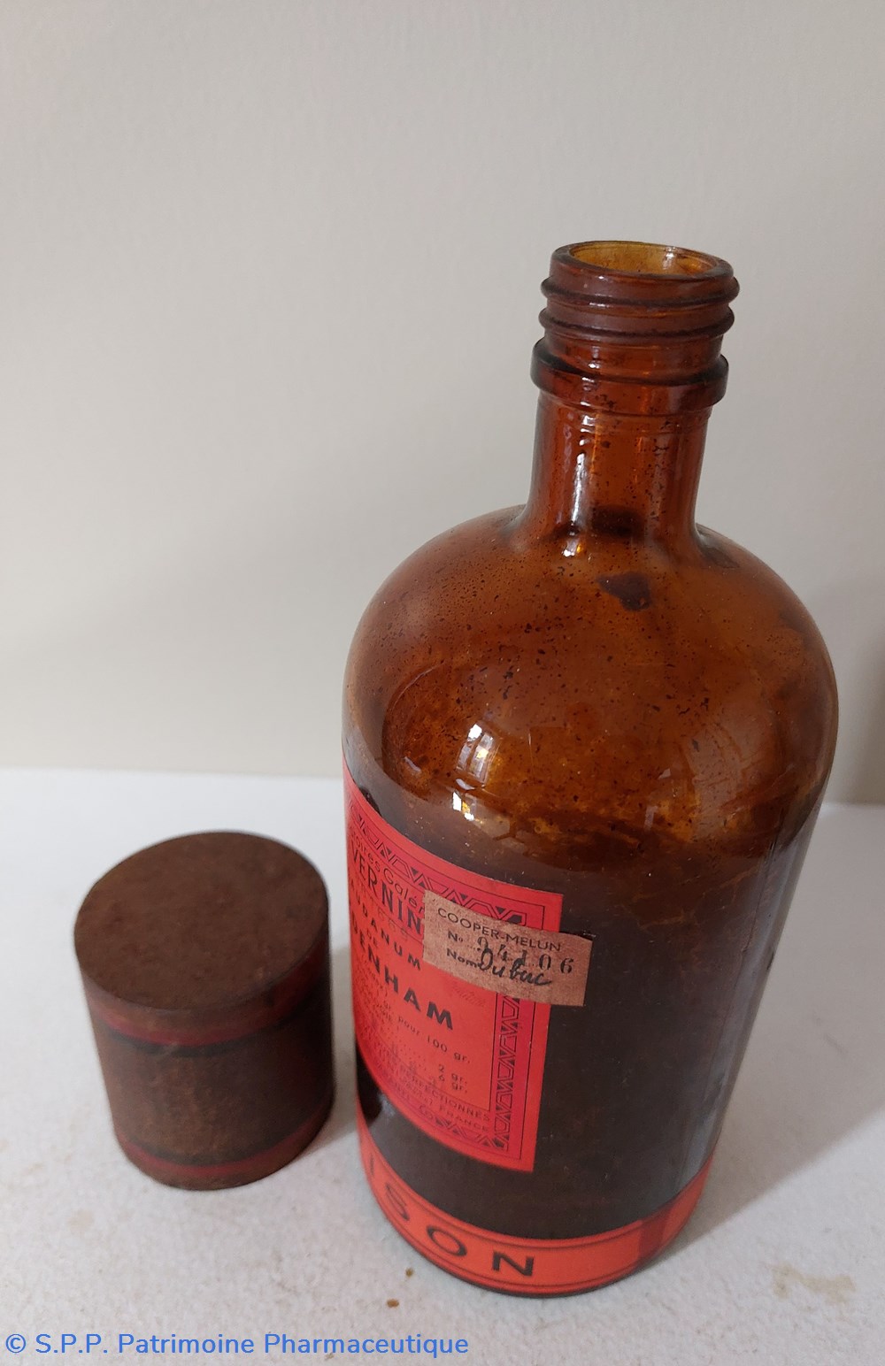 LAUDANUM de SYDENHAM - VERNIN 4 science pharmacie laudanum de sydenham vernin