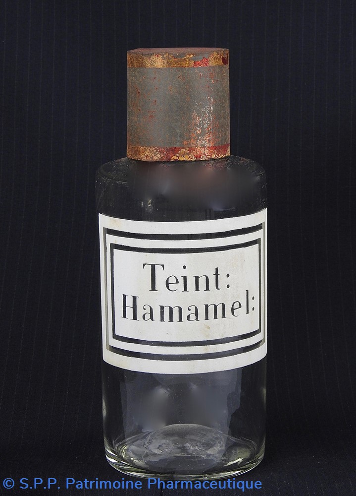Flacon en verre petit modèle étiquette blanche Pharmacie RAVASSE science flacon en verre petit modele etiquette blanche pharmacie ravasse
