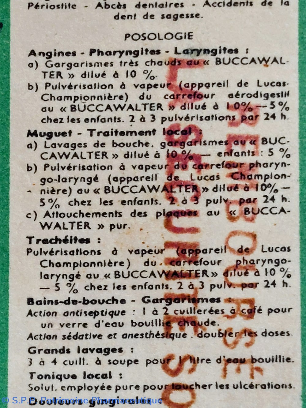science pharmacie buccawalter antiseptique buccal r walter