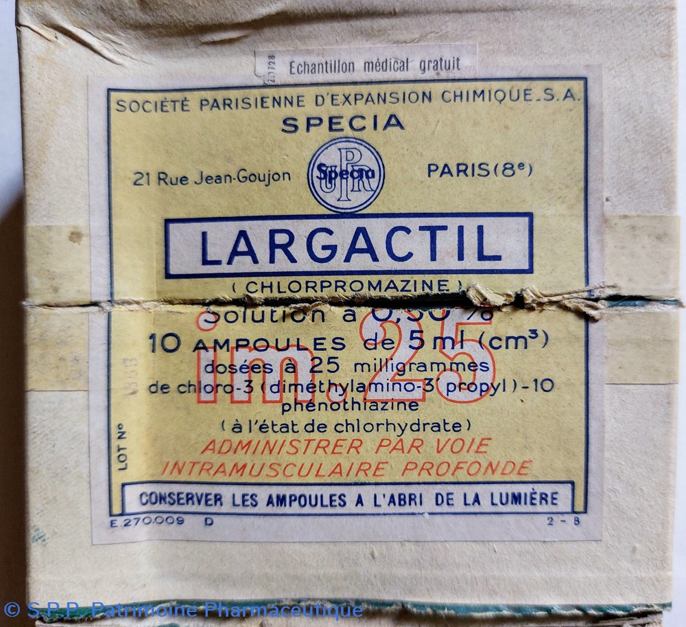 LARGACTIL 10 Ampoules SPECIA science pharmacie largactil 10 ampoules specia