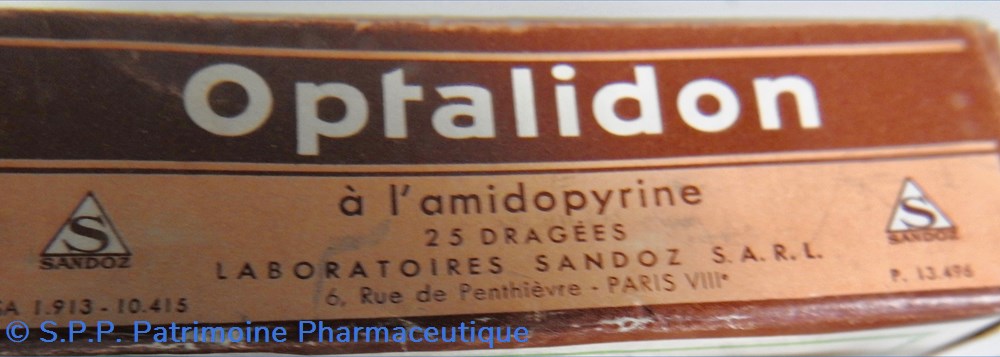 science pharmacie optalidon 25 dragees sandoz