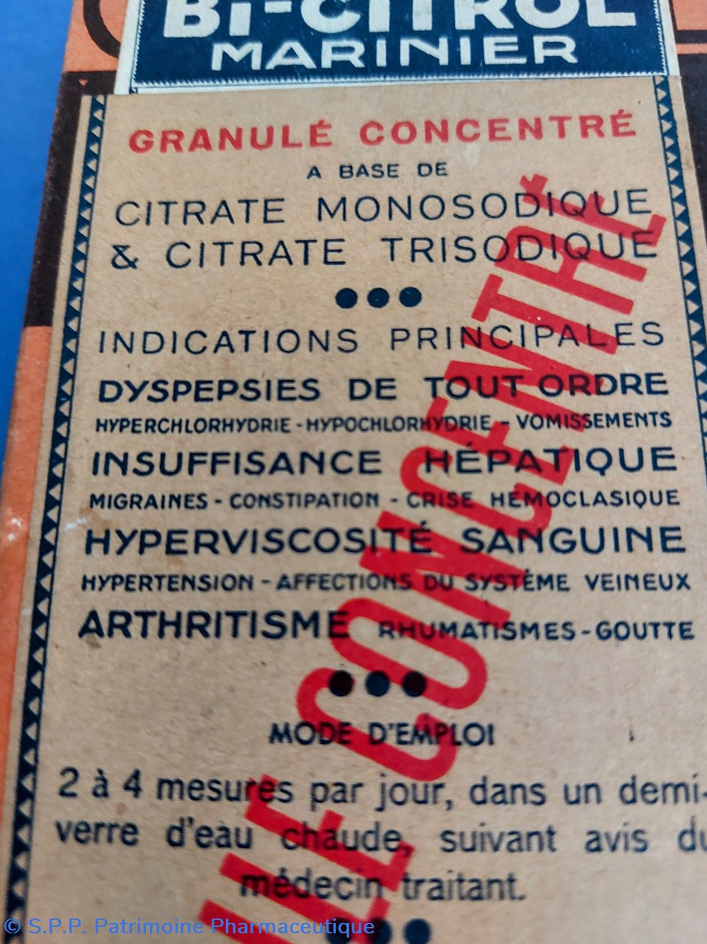 science pharmacie bi citrol marinier granule concentre