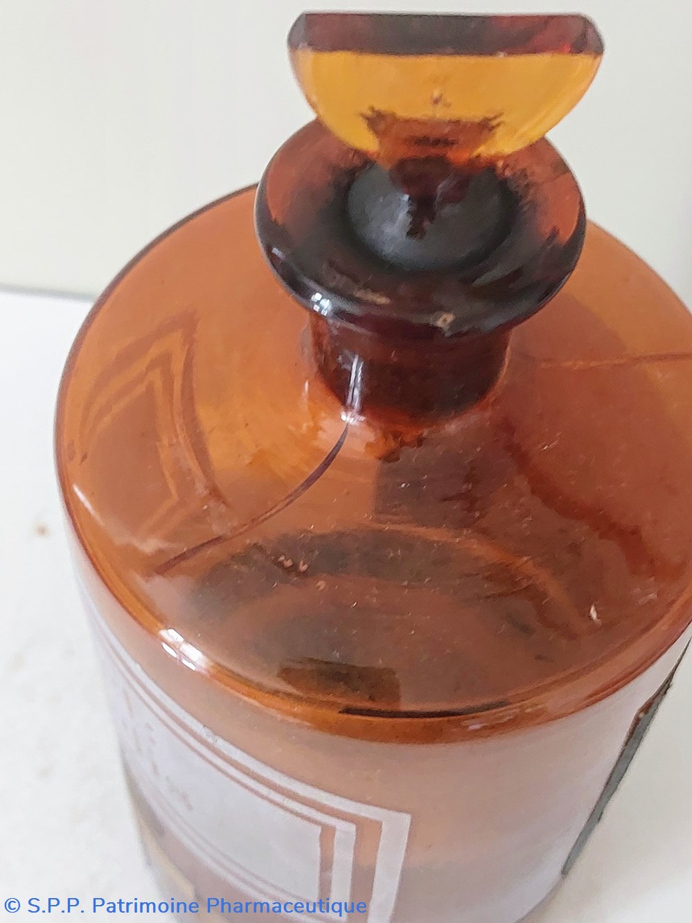 science pharmacie flacon 22 verre ambre tinctura digitalis tinct digitalis