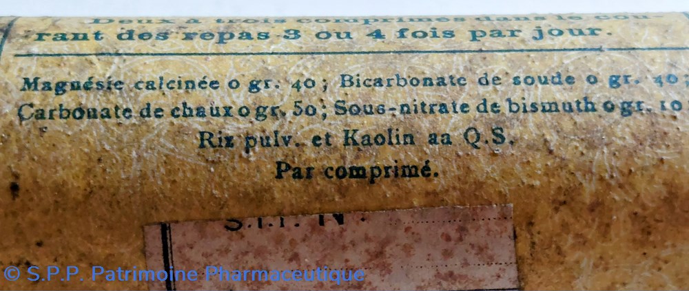 COMPRIMÉS ANTIACIDES MARQUER 6 science pharmacie comprimes antiacides marquer