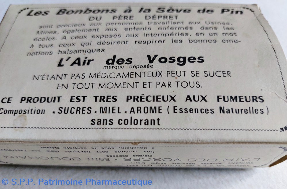 science pharmacie bonbons resineux du pere depret