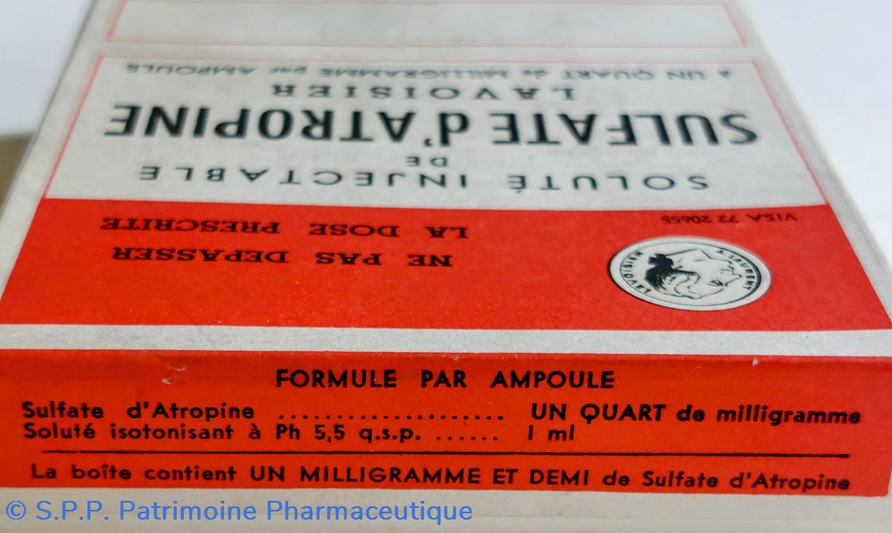 SULFATE D'ATROPINE 6 ampoules 1ml 5 science pharmacie sulfate atropine 6 ampoules 1ml