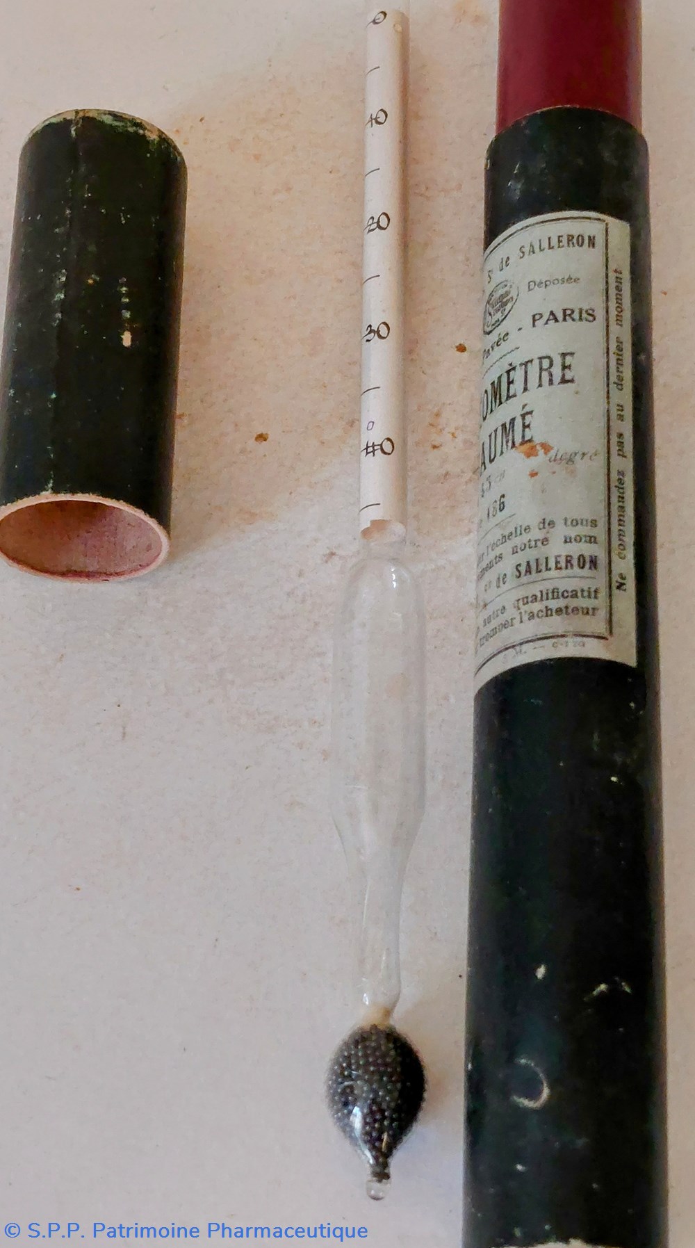 science pharmacie areometre baume pese sirops