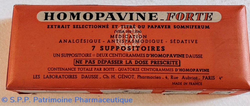 science pharmacie homopavine forte 7 suppositoires