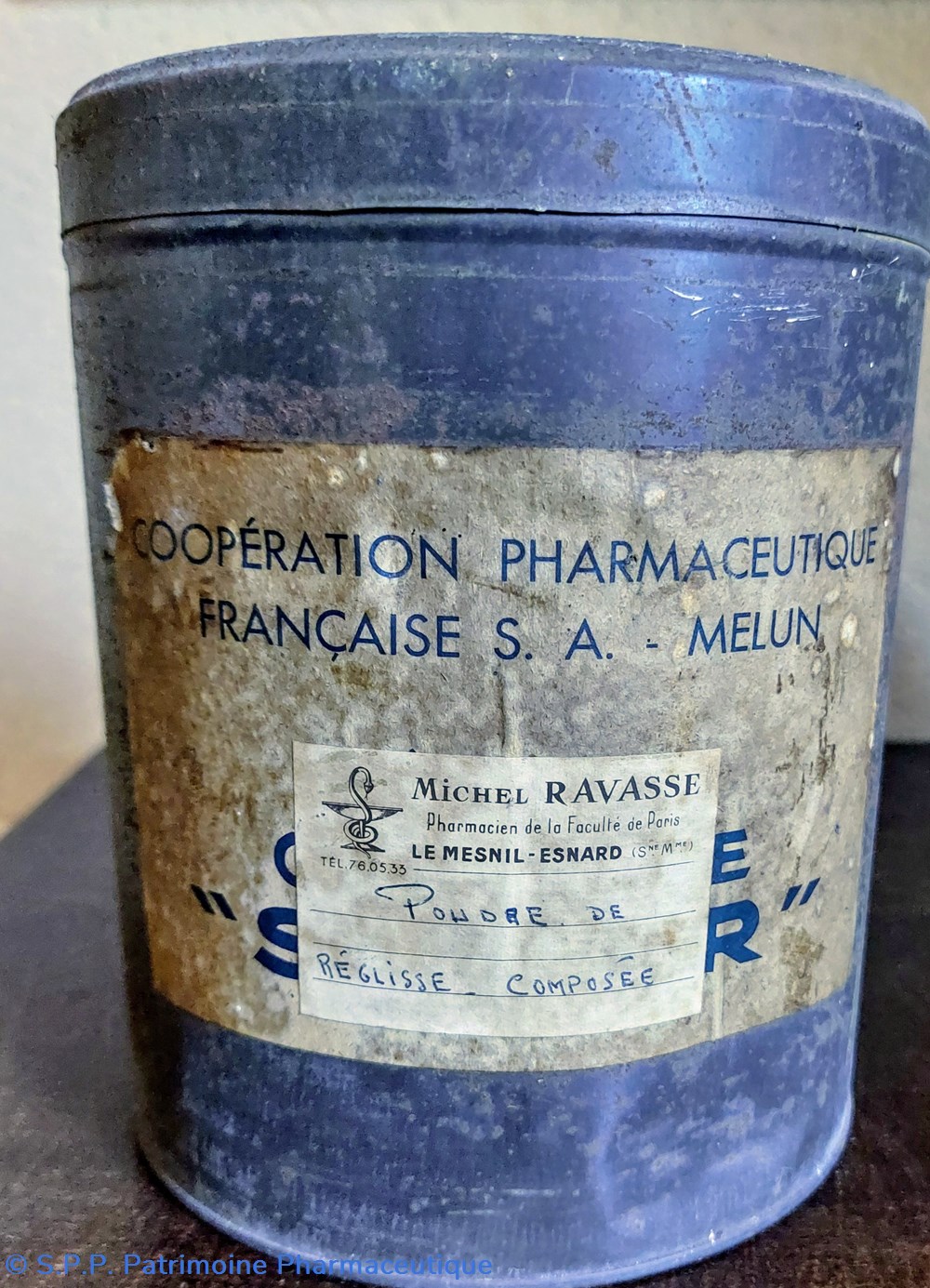 science pharmacie boite poudre de reglisse composee