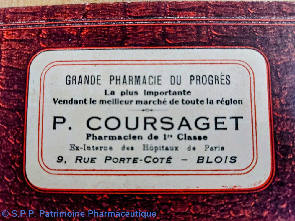 Pochette pour ordonnances P. COURSAGET 2 documents anciens pochette pour ordonnances p coursaget