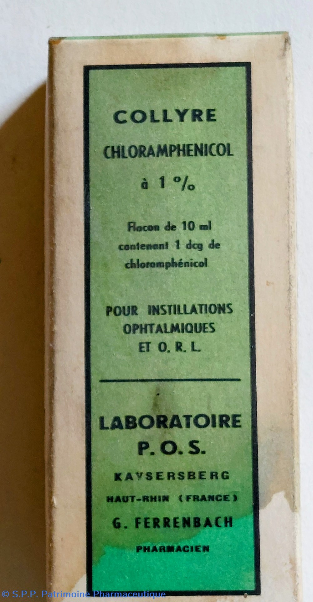 COLLYRE CHLORAMPHENICOL 1% - POS 2 science pharmacie collyre chloramphenicol 1 pos