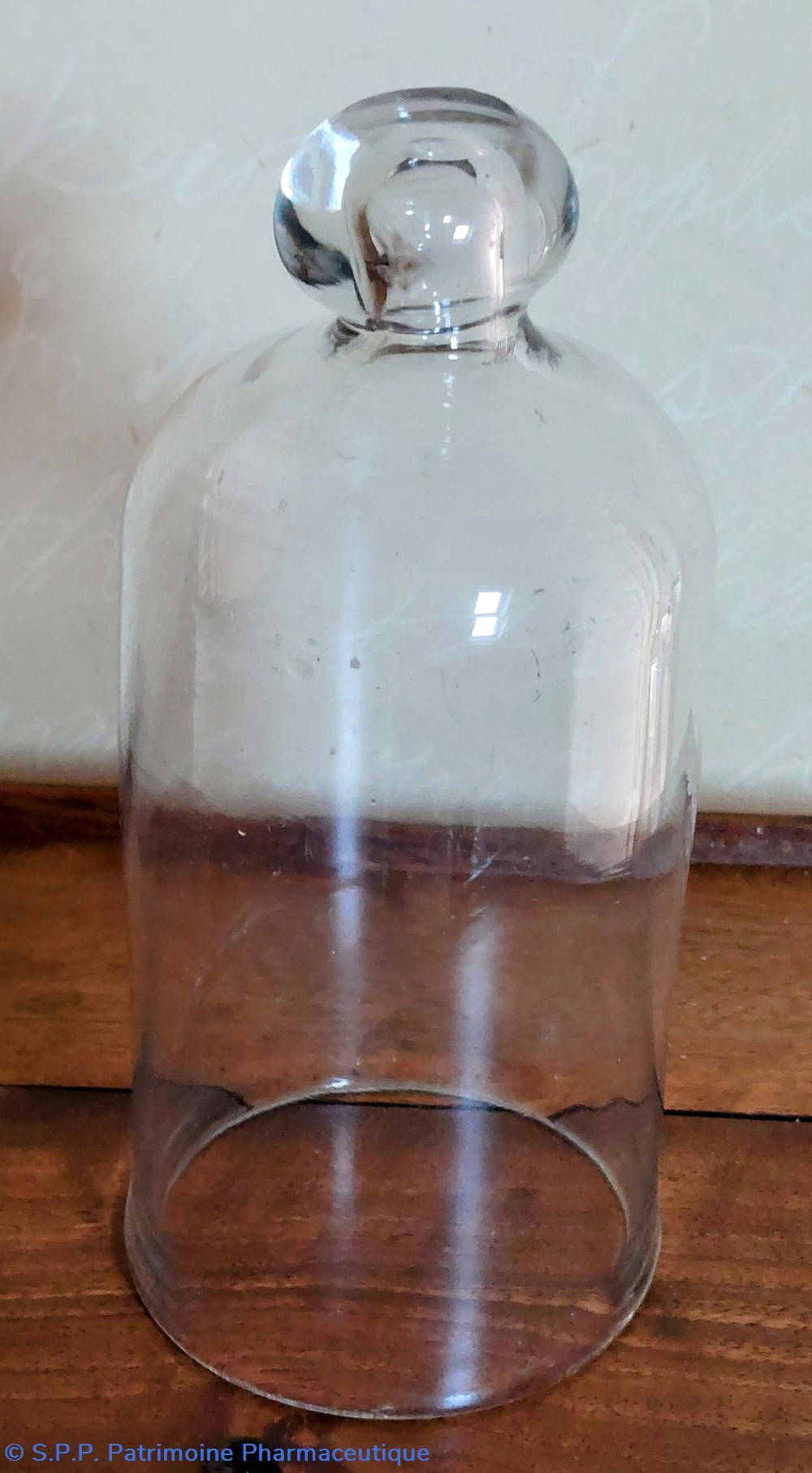 science pharmacie cloche en verre hauteur 18 5 cm