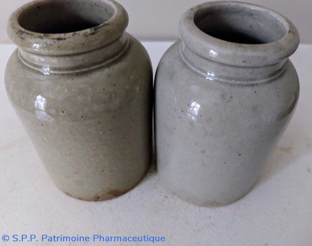 Pots à onguent en grès 5 science pharmacie pots a onguent en gres