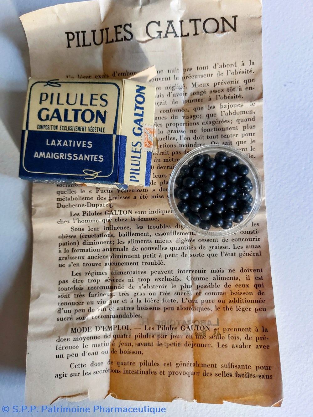 GALTON ( pilules) 4 science galton pilules