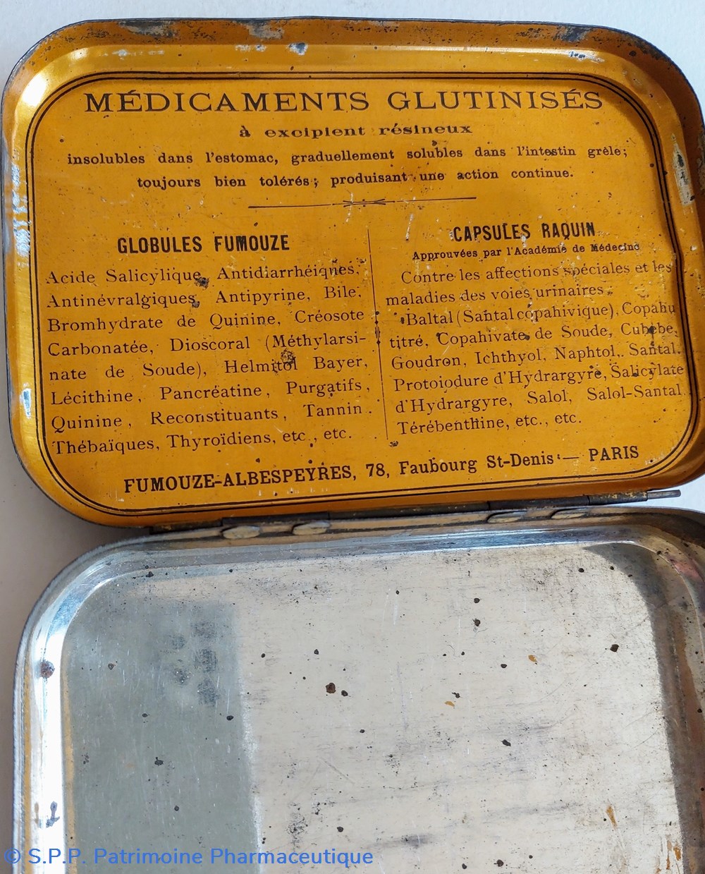 science medicaments glutinises dr fumouze