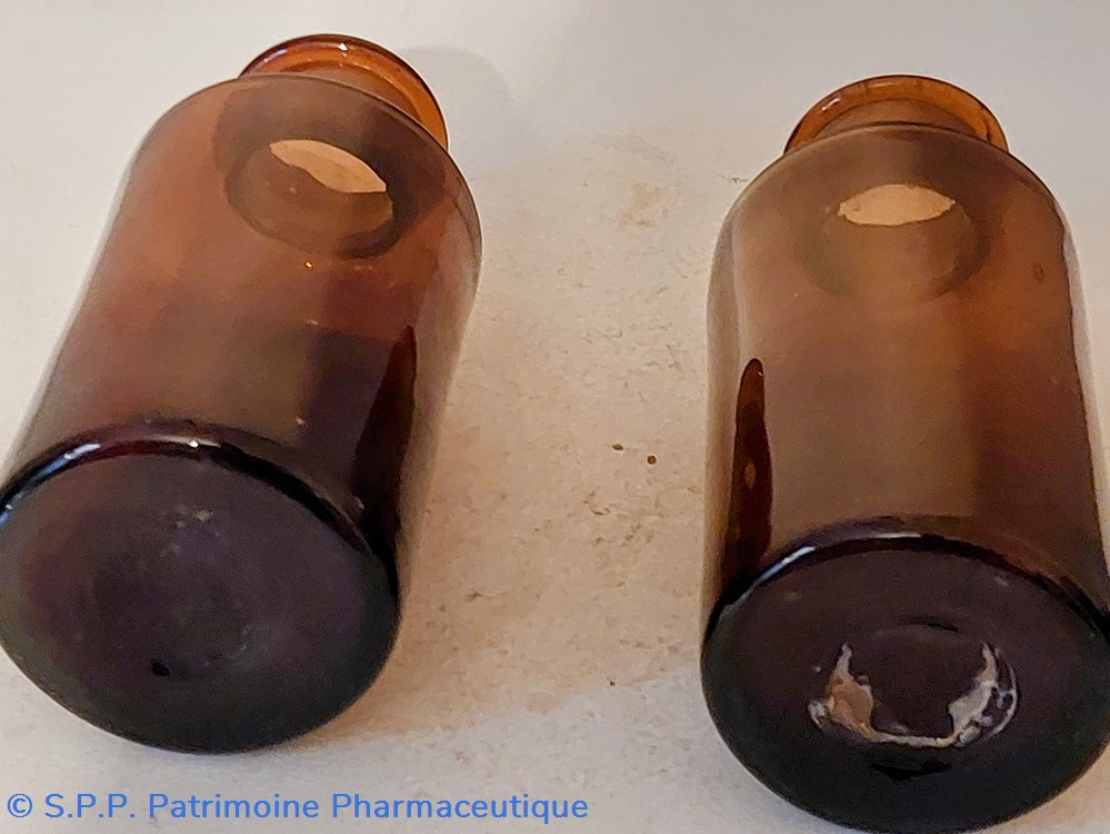 Flacons 14 cm en verre ambré 5 science pharmacie flacons 14 cm en verre ambre