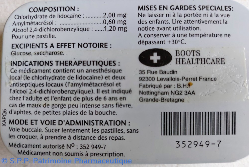 STREPSILS 12 Pastilles à la Lidocaïne 3 science pharmacie strepsils 12 pastilles a la lidocaine