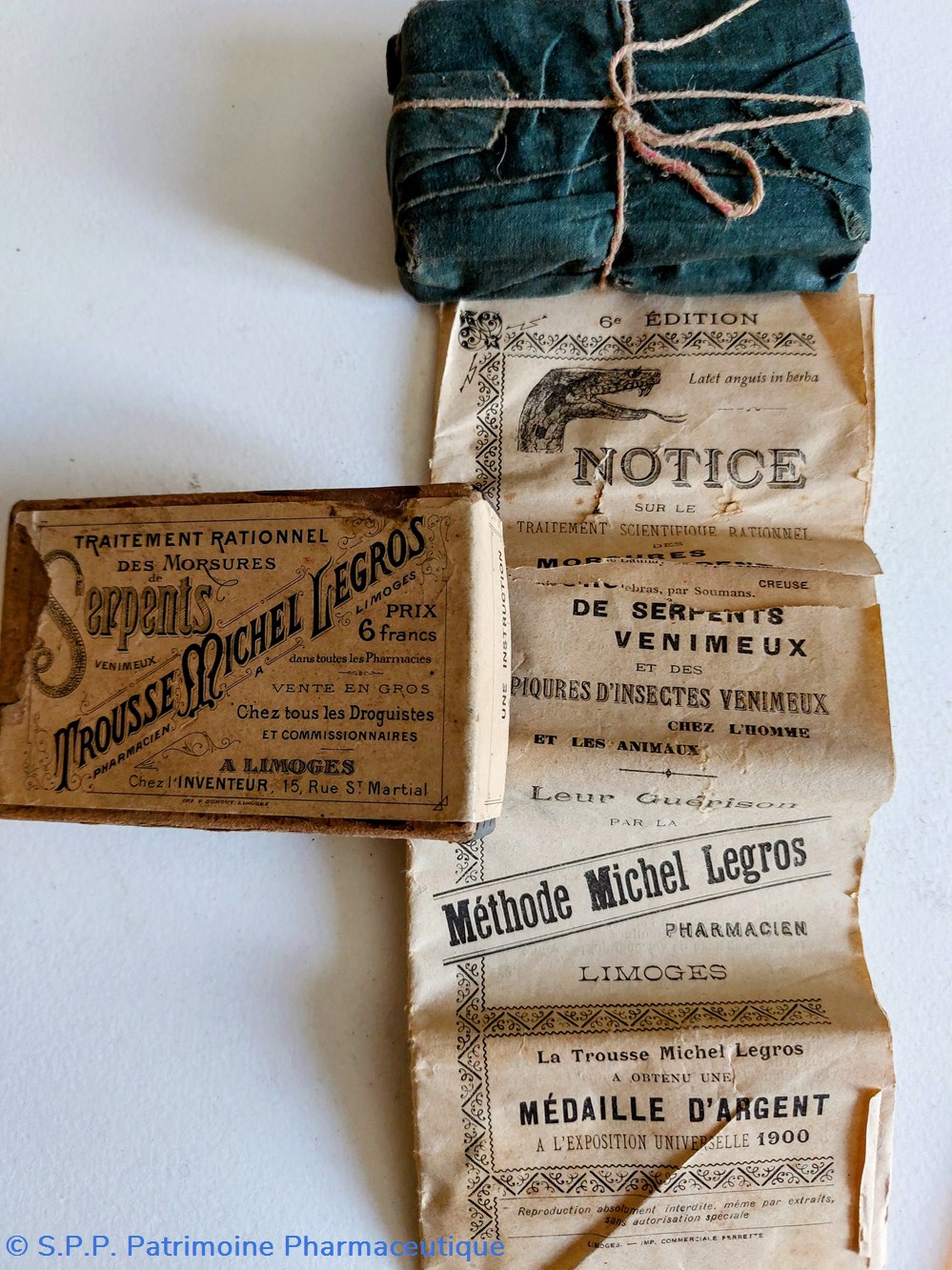 science trousse morsures de serpents m legros