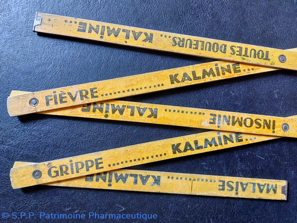 KALMINE Mêtre pliant en bois 3 objets publicitaires kalmine metre pliant en bois