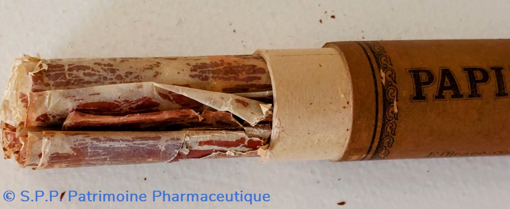 science pharmacie papier chimique tube carton