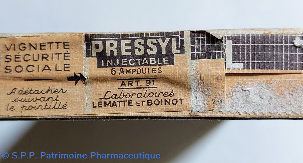 science pharmacie pressyl injectable 6 ampoules de 2 cc