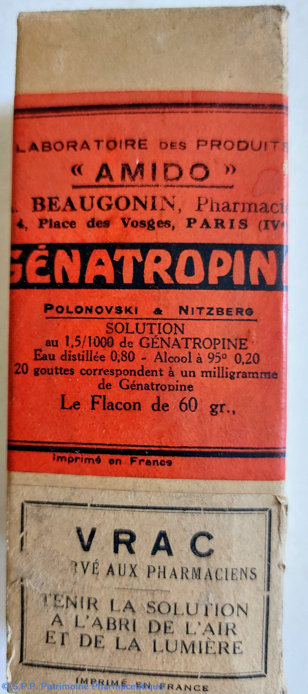 science pharmacie genatropine flacon 60 gr