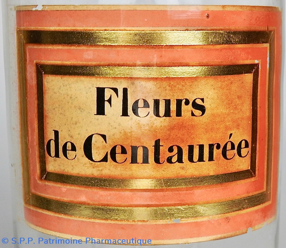 Flacon en verre Herboristerie très grand modèle Pharmacie RAVASSE 2 science flacon en verre herboristerie tres grand modele pharmacie ravasse