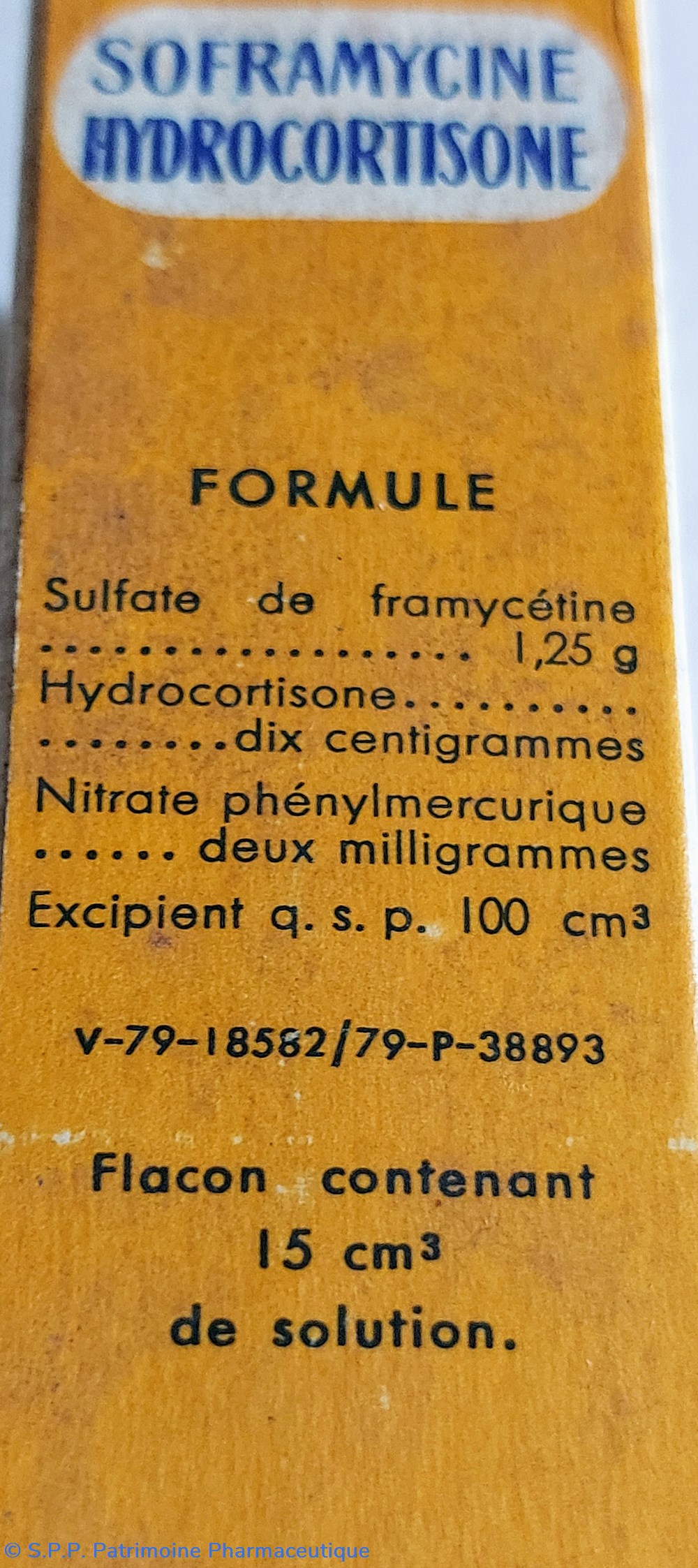 SOFRAMYCINE HYDROCORTISONE 15 CC 4 science pharmacie soframycine hydrocortisone 15 cc