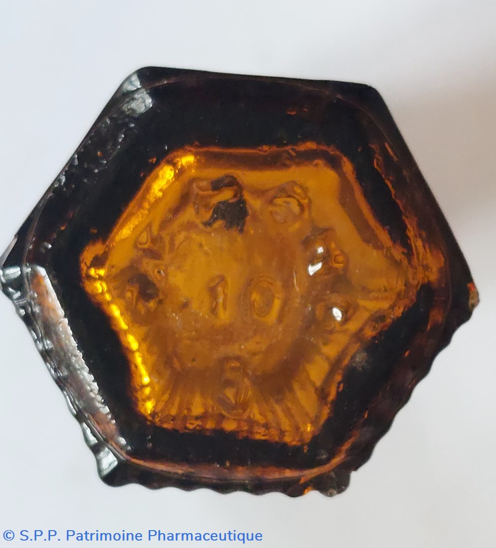Flacon hexagonal 6.5 cm 4 science pharmacie flacon hexagonal 6 5 cm