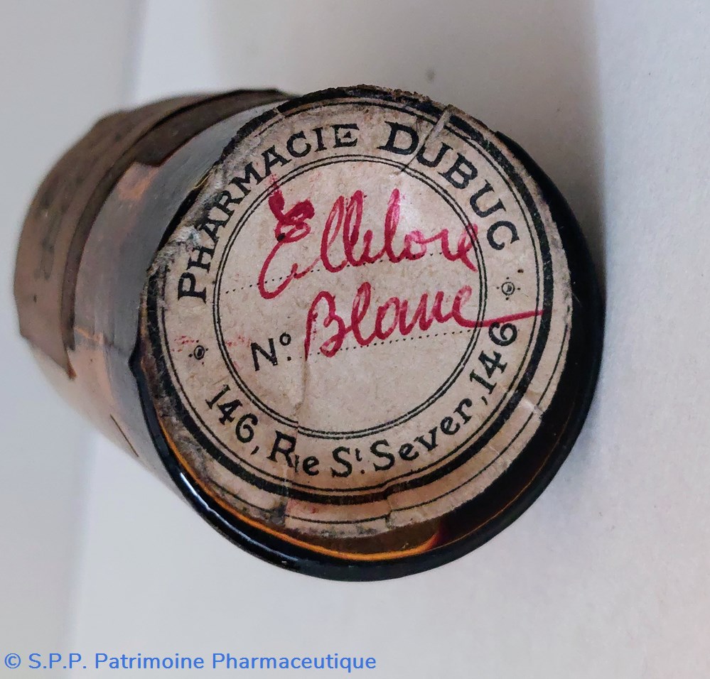 science pharmacie teinture ellebore blanc bouteille 12 cm