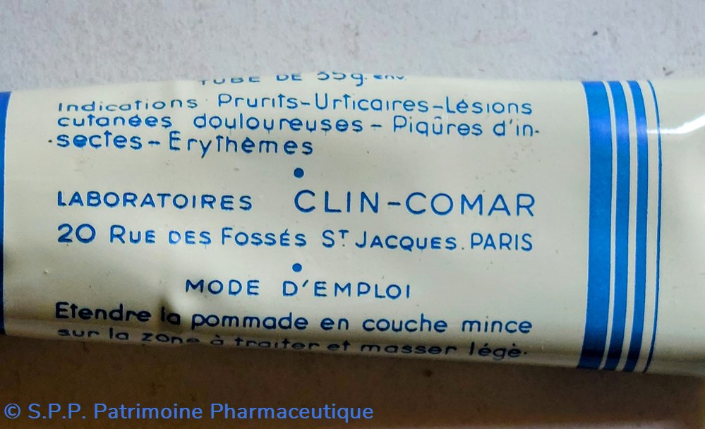 DÉTRAÏNE pommade CLIN - COMAR 6 science pharmacie detraine pommade clin comar