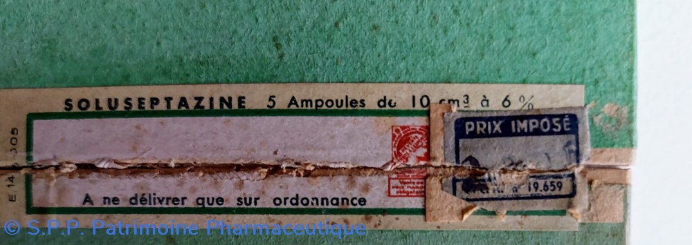 science soluseptazine ampoules par voie parenterale