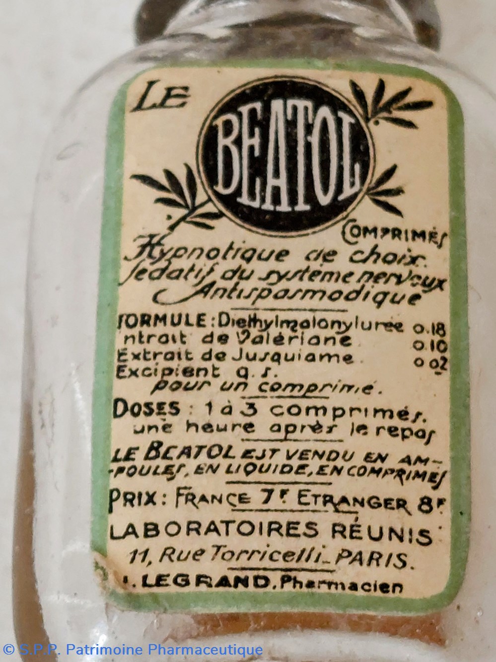 science pharmacie beatol comprimes hypnotiques