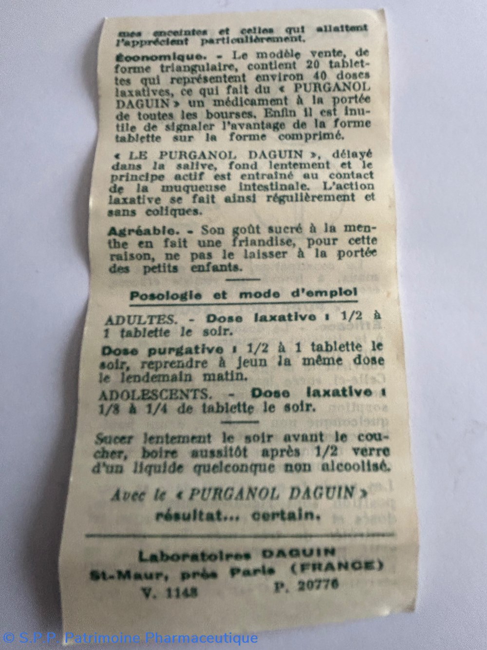 science pharmacie purganol daguin tablettes