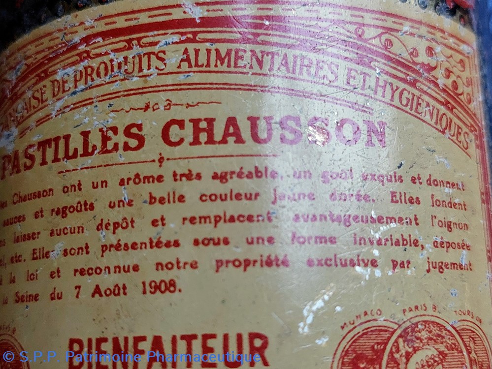Pastilles CHAUSSON Boîte métallique 5 science pharmacie pastilles chausson boite metallique