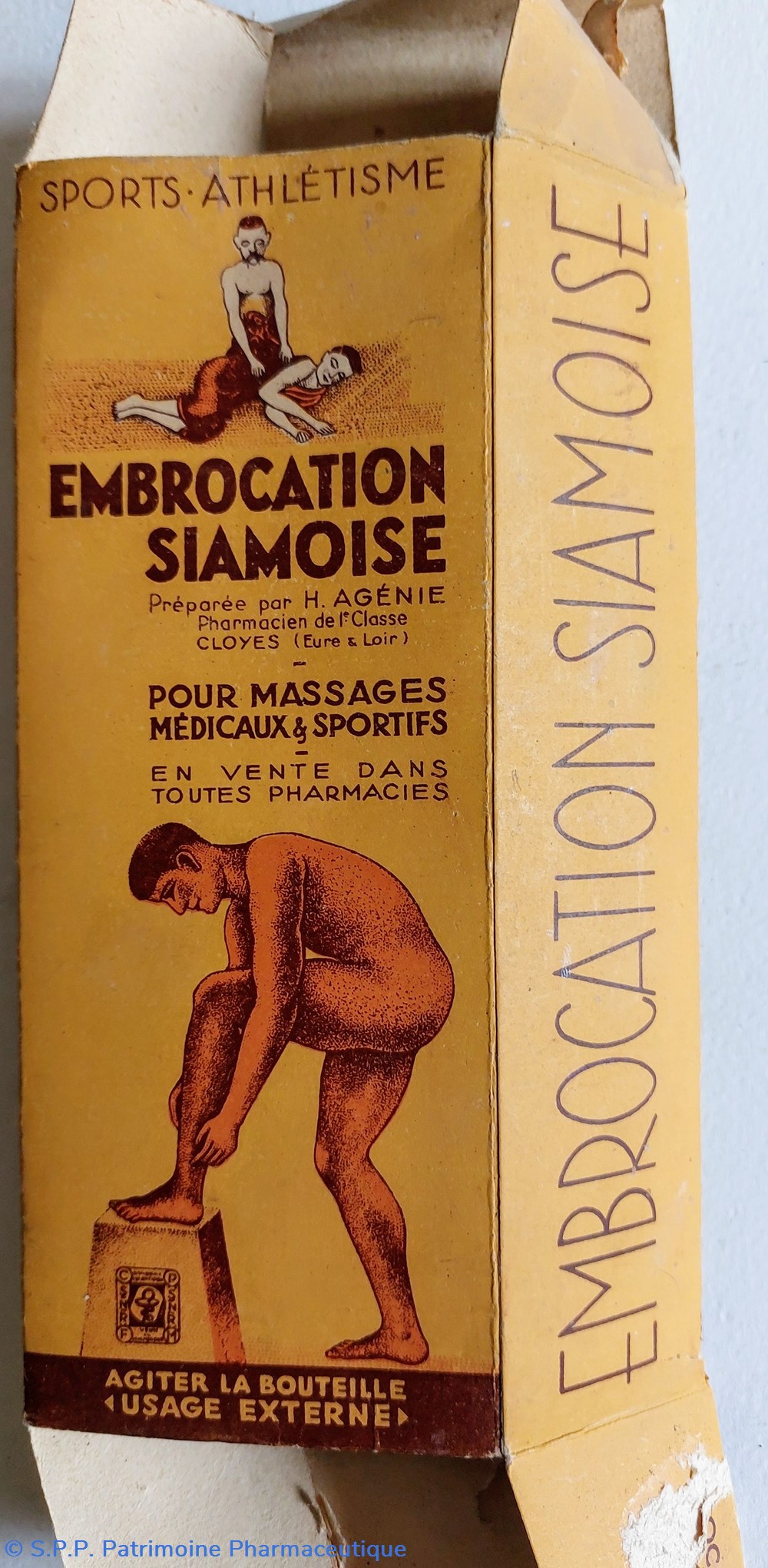 EMBROCATION SIAMOISE ( pour massages) science embrocation siamoise pour massages